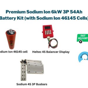 Premium Sodium Ion 6kW 3P 54Ah Battery Kit (with Sodium Ion 46145 Cells)