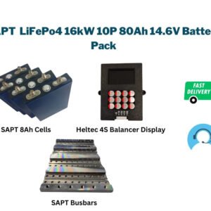 SAPT LiFePo4 16kW 10P 80Ah 14.6V Battery Pack