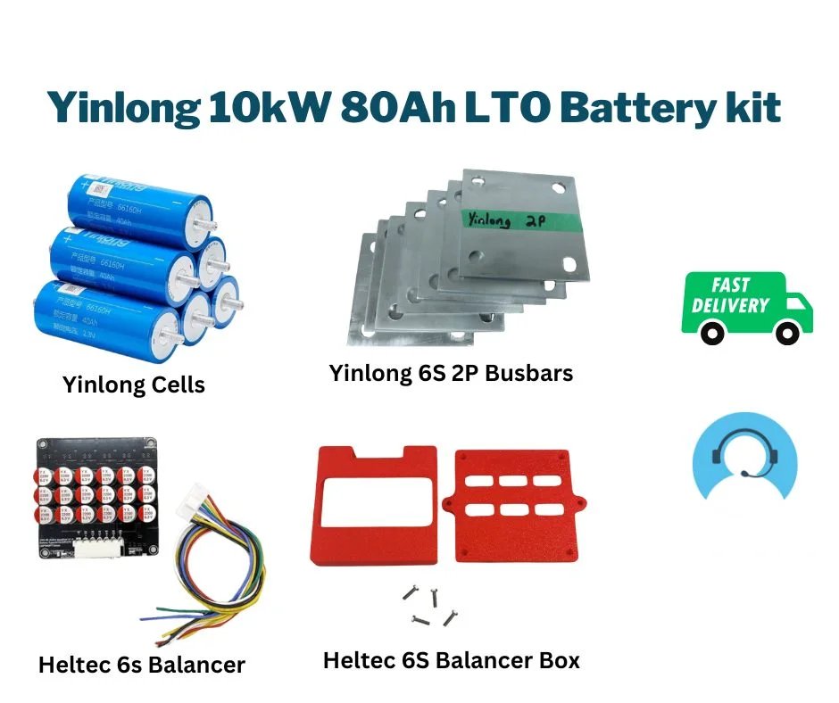 Yinlong 10kW 80Ah LTO Battery kit