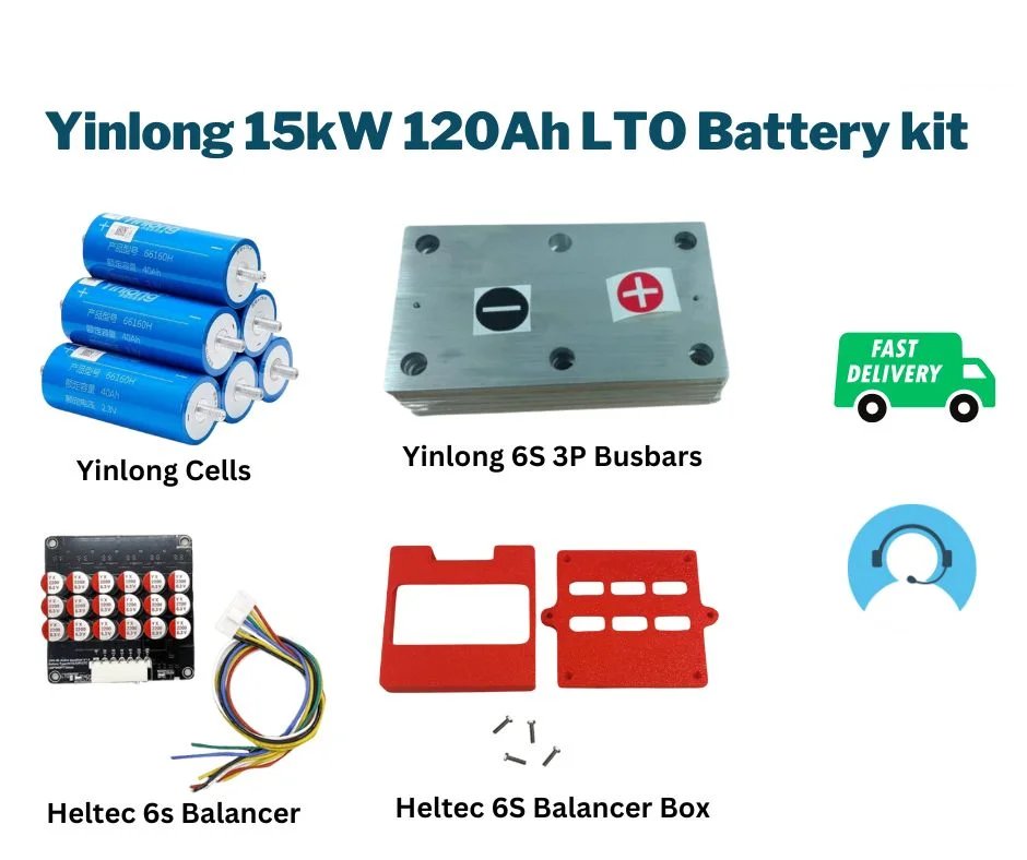 Yinlong 15kW 120Ah LTO Battery kit