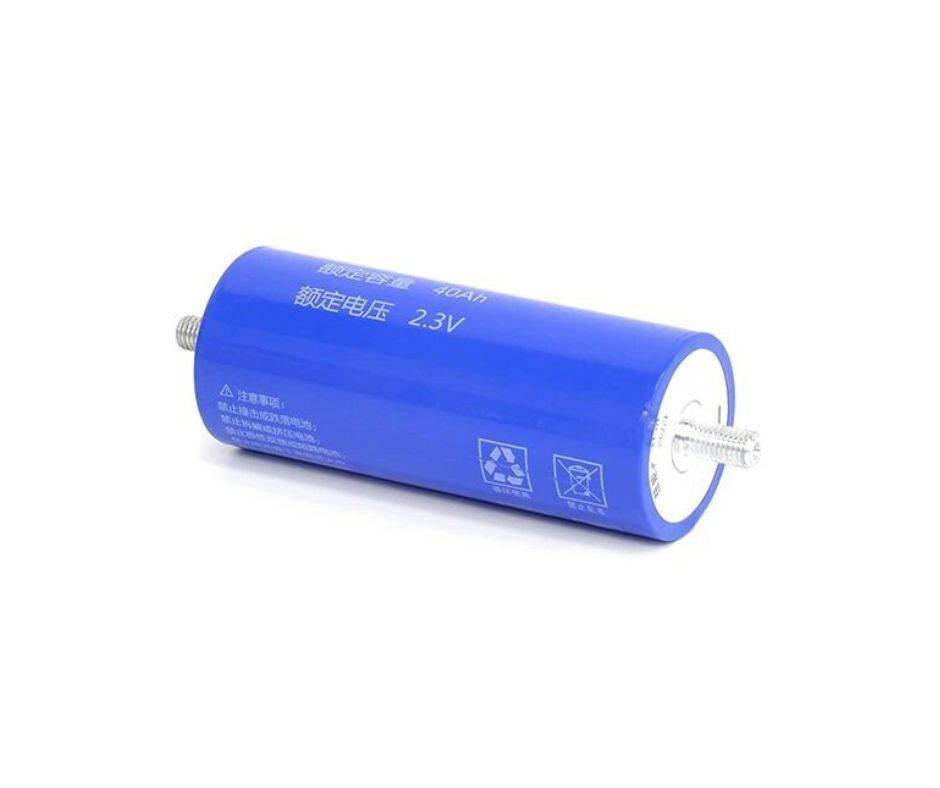 Yinlong 2.3V 40Ah Titanate Battery Cylindrical LTO Cell