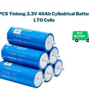 6PCS Yinlong 2.3V 40Ah Cylindrical Battery LTO Cells
