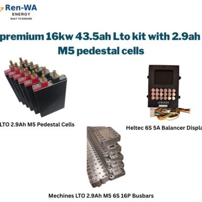 premium 16kw 43.5ah Lto kit with 2.9ah M5 pedestal cells